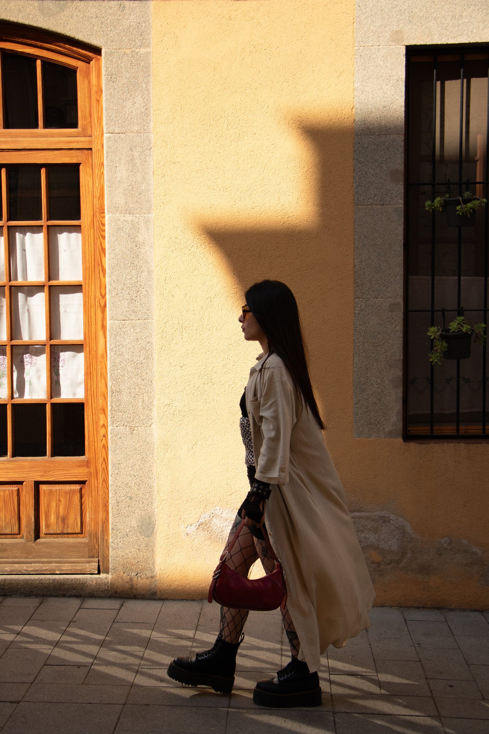 Portrait in a long coat